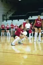 Patriots Trip Terps In Volleyball