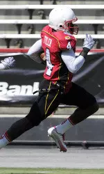 O'Brien Sharp at Spring Game