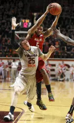Maryland Defeats Virginia Tech, 60-55