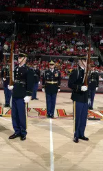 Terps Host Military Appreciation Night