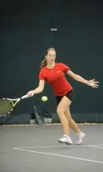 Women's Tennis in Action During Opening Day of Maryland Invitational