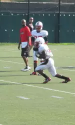 Tuesday's Football Practice Delayed
