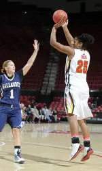 Terps Roll in Final Exhibition Game