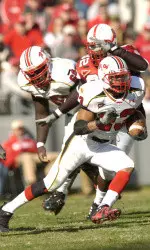 Maryland Dons Pads at Saturday's Football Practice