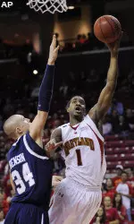 No. 25 Maryland Tops UNH, 82-55