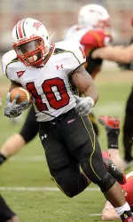 Adams' Two TDs Spark White, 21-13