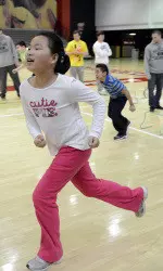 Local Students Train with the Terps