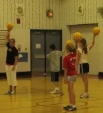 Maryland Student-Athletes Visit Waterloo Elementary School