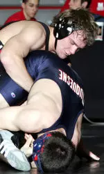 Terp Wrestlers Close Out Regular Season With Win Over George Mason, 26-15
