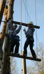 Terps Spend Time at Challenge Course