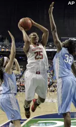 Terps Edged By Tar Heels, 72-65