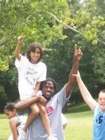Terrapin Football Student-Athletes Volunteer at the Special Olympics, Camp Shriver