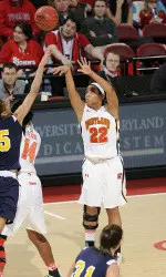 #18/20 Terps Win at St. Joseph's 74-60