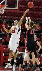 No. 21 Terrapins Defeat New Hampshire, 63-43