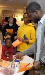 Former Terp Fokou Gives Back to Local Youth