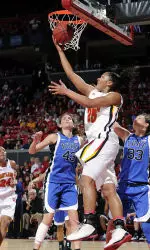 No. 16 Terps Roll Past No. 7 Duke, 69-47