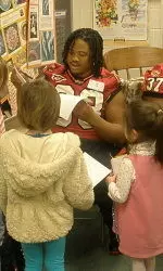 Terps Read at Local Elementary School