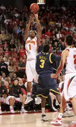 Milbourne, Vasquez Lead Terps to BB&T Win