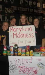 Maryland Student-Athletes Come Together to Support Area Food Bank