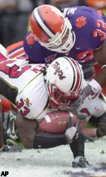 Terps Edged By Clemson, 10-7
