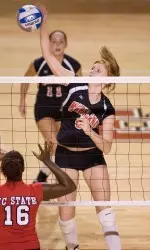 Hokies Outlast Terp Volleyball in Five-Game Win