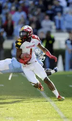 Terps Fall at North Carolina, 45-38
