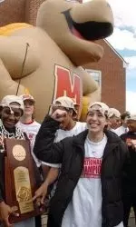 Fans Greet Terrapin Women On Return From Championship