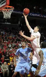 Terps Edged By #5 North Carolina, 83-74