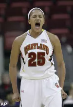 Coleman's School-Record 42 Points Launches Maryland Past Vanderbilt, Into Elite Eight
