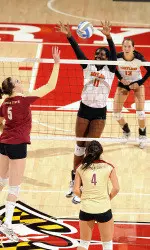 Maryland Volleyball Swept at Miami