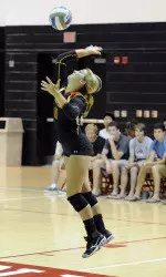 Terps Cruise Past American in Three Sets