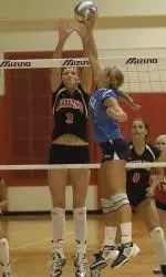 Maryland Volleyball Sweeps Southern Miss