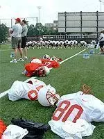 Football Practice Report #1