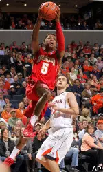 Maryland Falls To No. 22 Virginia, 71-44