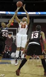 Maryland Falls to Louisville, 77-60, In Elite Eight