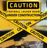 Football Locker Room Under Construction