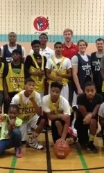 Faust, Smotrycz Visit With Local Youth