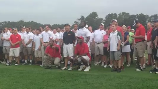 Past and Present Combine for Wrestling Golf Outing