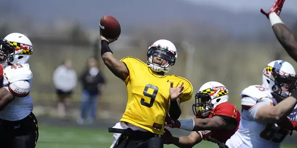 Terps Suit Up in Full Pads For First Time