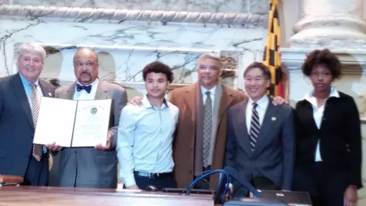 Hill Recognized by Maryland Assembly