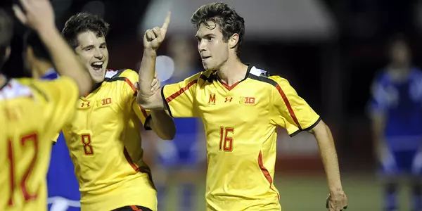 Kabelik Scores Two as Terps Top Hartwick, 5-2