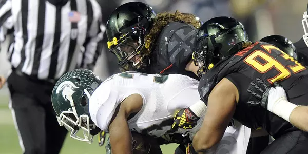 Terps Fall To No. 12 Michigan State, 37-15