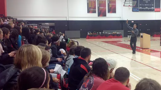 McPherson Speaks To Student-Athletes On Social Issues
