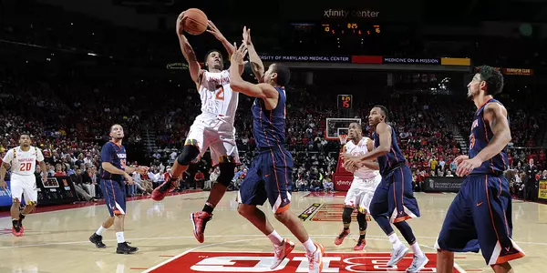 #21 Terrapins Fall to #7 Virginia, 76-65