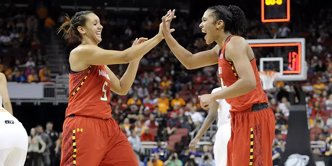Terps Handle Lady Vols, 73-62, to Move to Elite 8
