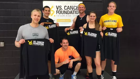 Terps Play Volleyball for Vs. Cancer Foundation