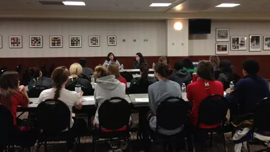 Female Student-Athletes Unite with Professionals