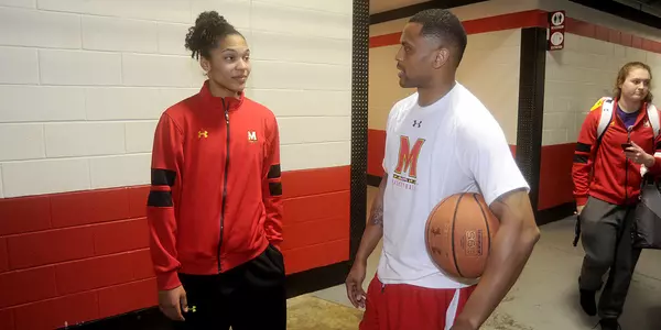 Fans, Staff Welcome Terps Home from Final Four