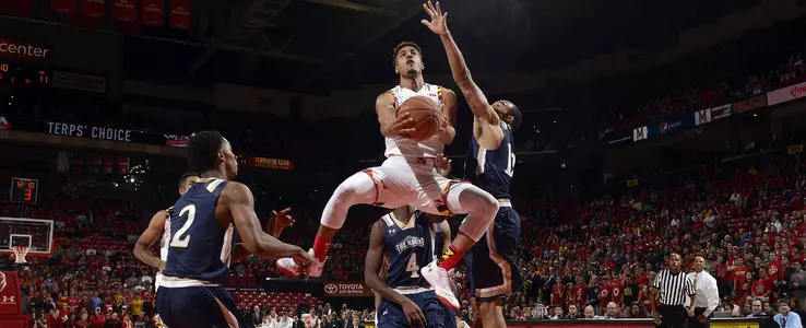 No. 3 Terps Roll Past Mount St. Mary's, 80-56