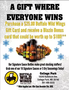 Buffalo Wild Wings December Specials